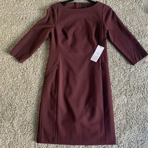 NWT Ann Taylor Burgundy dress
